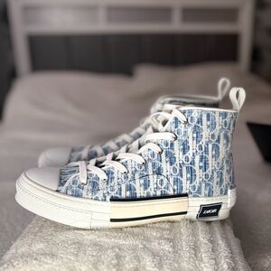 Dior B23 High Blue Oblique Kasuri Jacquard